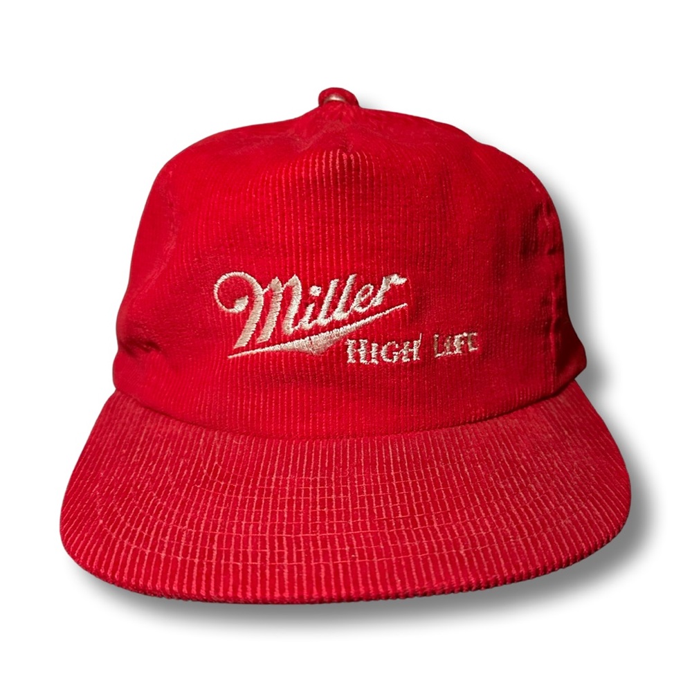 Vintage Miller Lite Corduroy SnapBack